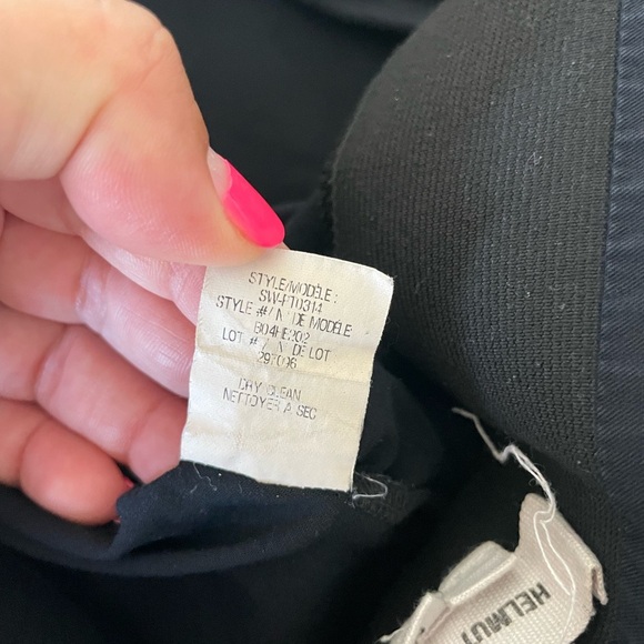 Helmut Helmut Lang Midnight Black Leggings - Picture 8 of 9